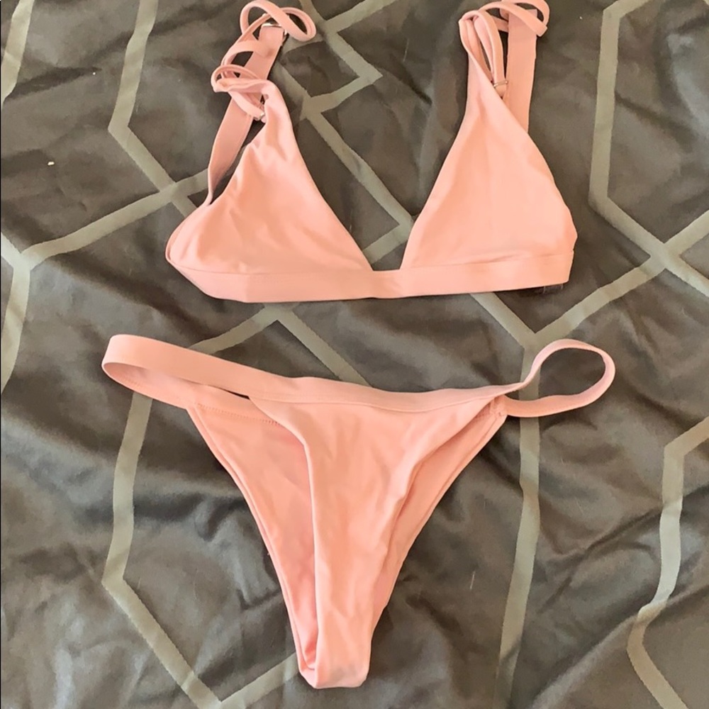 Two Piece Pink swimsuit